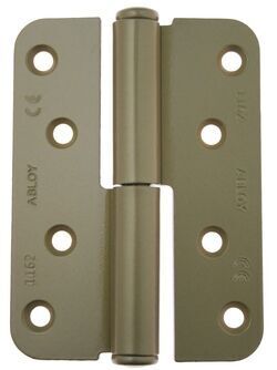 HINGE ABLOY 7048-115 LIGHT BROWN PAINTED LEFT