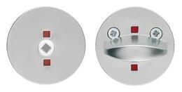 TURNING KNOB ABLOY 007 L FE/CR (for 40-80mm doors)